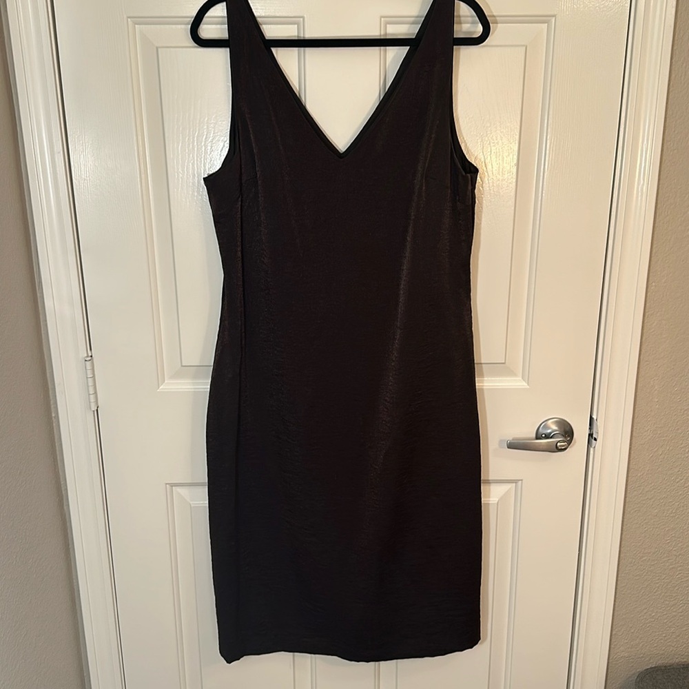 Gorgeous Banana Republic Sheathe Dress  Black With Subtle Gold Sheen